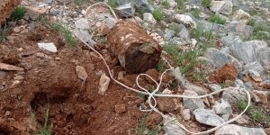 Tunceli'de bulunan el yapımı patlayıcı imha edildi