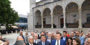 Başkan Gürkan, Yeni Cami'deki çalışmalarla ilgili değerlendirmede bulundu