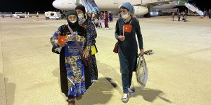 Ukrayna'dan tahliye edilen Ahıska Türklerinden oluşan beşinci kafile Elazığ'a geldi