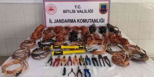 Bitlis'te 8 hırsızlık şüphelisi yakalandı