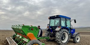 Ağrı'da çiftçilerin mesaisi başladı