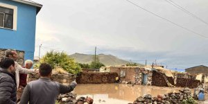 Meteoroloji uyarmıştı, Digor'da bir köyü sel vurdu