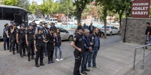 Erzurum'da uyuşturucu operasyonunda yakalanan 9 şüpheli adliyede
