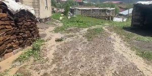 Ağrı'da iki köyde sel