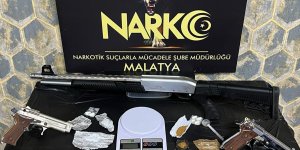 Malatya'da uyuşturucu operasyonunda 14 zanlı yakalandı