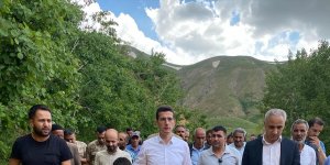 Genç Kaymakamı Kaptanoğlu köydeki çalışmaları inceledi