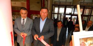 Posof'ta halk eğitim kursları yılsonu sergisi açıldı