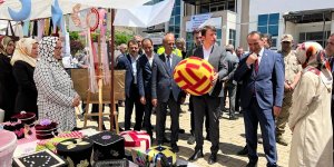 Solhan Halk Eğitim Merkezi yılsonu sergisi açıldı