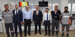 Vali Toraman, Baskil'de çimento fabrikasını ziyaret etti