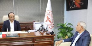 Güder'den İl Sağlık Müdürü Berk'e hayırlı olsun ziyareti