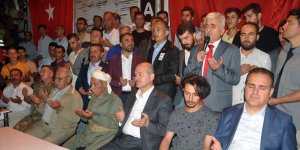 Bakan Soylu, şehit olan güvenlik korucularının taziyesine katıldı