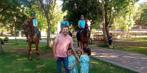 Atlı Jandarma Timi'nin park ve mesire alanlarındaki görevi sona erdi