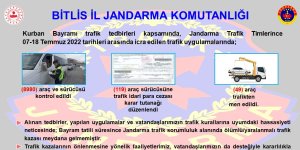 Bitlis'te trafik denetimleri