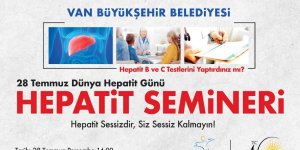 Van'da 'Dünya Hepatit Günü' konulu seminer
