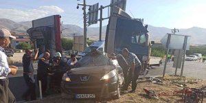 Malatya'da iki araç çarpıştı: 1 yaralı