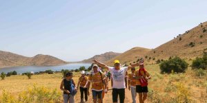 Van Denizi Yüzme Festivali renkli görüntülerle sürüyor