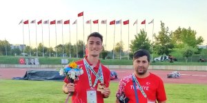 Balkan U20 Atletizm Şampiyonası'nda Ağrılı sporcu Ali Demir, Balkan Şampiyonu oldu