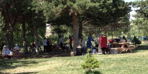 Tatvan sahili tatilcilerin akınına uğradı