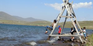 Doğu Anadolu'nun saklı güzelliği Balık Gölü kampçı aileleri ağırlıyor