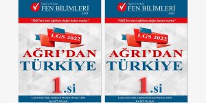 2022 LGS'de FEN BİLİMLERİ EĞİTİM KURUMLARI öğrencisi Ağrı'nın gururu oldu