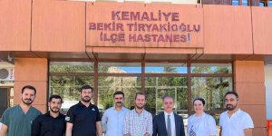 Sağlık Müdürü Tekin, Kemaliye'de incelemelerde bulundu