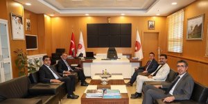 Vali Balcı, Cumhuriyet Başsavcısı Dönmez'le bir araya geldi