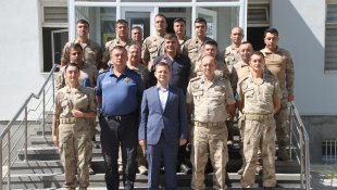 Kaymakam Demirer'den veda ziyaretleri