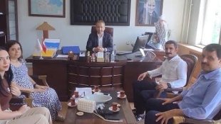 Hizan Kaymakamı Muhammed İkbal Yelek'ten veda ziyareti