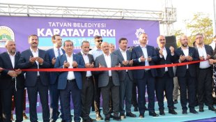 Tatvan'da park açılışı ve mahalle konağı temel atma töreni gerçekleştirildi