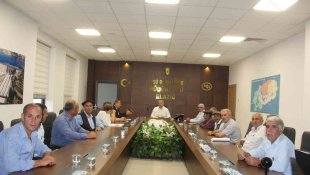 Malatyalı muhtarlardan Bölge Müdürüne hayırlı olsun ziyareti