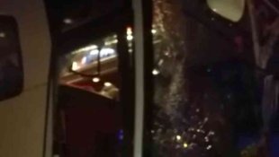 Horasan'da çekici ile yolcu otobüsü çarpıştı