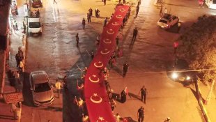 Ahlat'ta 'Fener Alayı' yürüyüşü