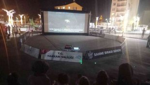 Hakkari'de 'Rapunzel' filmi izletildi