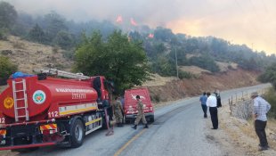Malatya'da çıkan yangında 150 dönüm ormanlık alan zarar gördü