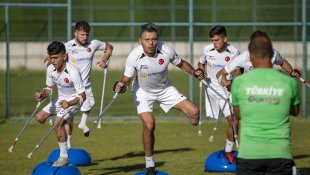 Ampute Milli Futbol Takımı, 2022 Dünya Kupası'na Erzurum'da hazırlanıyor