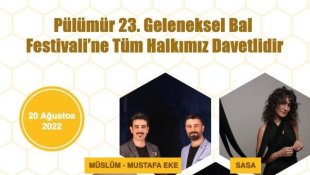 Pülümür Bal Festivalinin tarihi belirlendi
