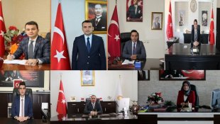 Erzincan'da 6 kaymakam ve 1 vali yardımcısının görev yeri değişti