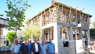 Faik Erdoğan Vakfı Cami inşaatı hızla devam ediyor
