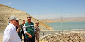 Vali Gündüzöz, Alparslan-2 Barajı'nı inceledi