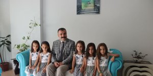 Ağrı Aile ve Sosyal Hizmetler İl Müdürü Bayrak, beşiz kızları ziyaret etti