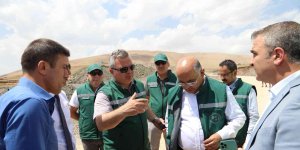 Bölge Müdürü Yavuz, Erzurum Söylemez Barajı şantiyesinde ve Hınıs Başköy Barajı'nda incelemelerde bulundu
