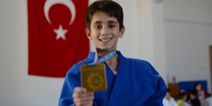12 yaşındaki judocu Eyüp, Balkan Şampiyonasına hazırlanıyor