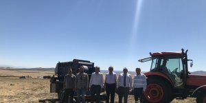 Arguvan'da nohut hasat tarla günü yapıldı