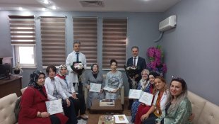 Gebe okulu mezunlarına katılım belgeleri verildi