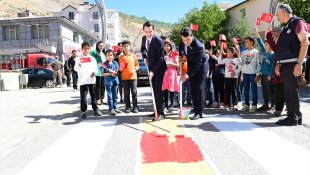 Çatak'ta "Yayalara öncelik duruşu, hayata saygı duruşu" etkinliği düzenlendi