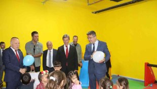 Emniyet Müdürlüğü bahçesinde anaokulu açıldı