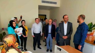 Yeni hastanede ilk doğum heyecanı