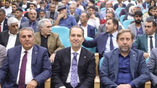 Yeniden Refah Partisi Genel Başkanı Erbakan Ağrı'da