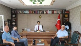 Dış Ticaret Bölge Müdürü Akif Ertekin'den Kaymakam Kurt'a ziyaret