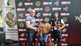 Ağrılı bedensel engelli sporcu Türkiye Şampiyonu oldu